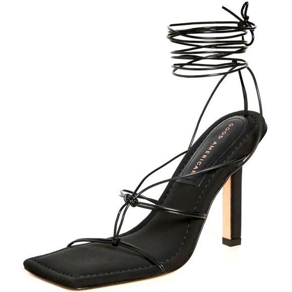 Good American Shoes - Good American Cage Strappy Sandals NIB